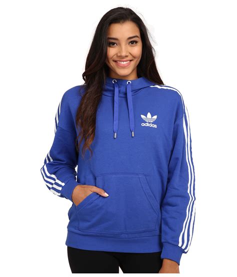 adidas originals sweatshirt schwarz weißer kragen|adidas originals blue hoodie.